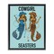 Stupell Industries Cowgirl Seasters Mermaid Friendship Floating Frame, design by Amelia Noyes